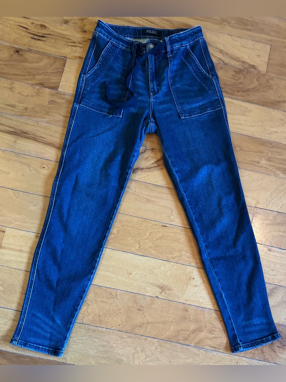 Judy Blue Drawstring Jogger Denim Jeans
